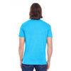 Threadfast Apparel Men's Turquoise Fleck Triblend Short-Sleeve T-Shirt