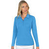 Antigua Women's Columbia Blue Tribute Long Sleeve T-Shirt