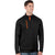 Antigua Men's Black/Mango Genereation Quarter Zip Up