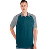 Antigua Men's Deep Teal/Steal Nova Polo