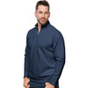 Antigua Men's Navy Heather Gambit Pullover