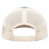 Pacific Headwear Heather Grey/Beige/Smoke Blue Snapback Trucker Mesh Cap