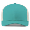 Pacific Headwear Jaguar Teal/Beige/Jaguar Teal Snapback Trucker Mesh Cap