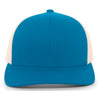 Pacific Headwear Panther Teal/Beige/Panther Teal Snapback Trucker Mesh Cap