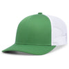 Pacific Headwear Kelly/White/Kelly Snapback Trucker Mesh Cap