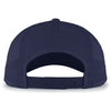 Pacific Headwear Navy/Teal Perforated 5-Panel Trucker Snap-Back Cap