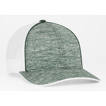 Pacific Headwear Dark Green Heather Snapback Trucker Cap