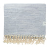 Hilana Blue Upcycled Yalova Ultra Soft Marbled Blanket