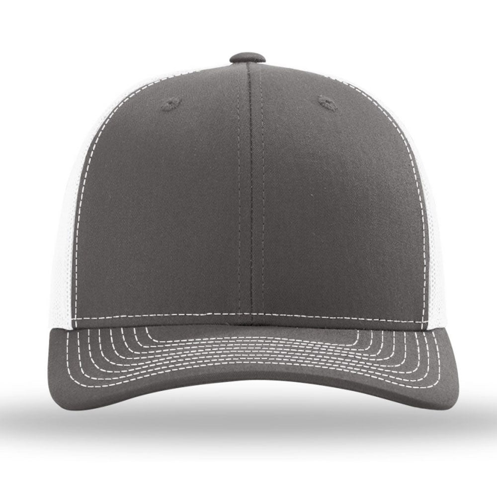 Richardson Charcoal/White R-Flex Adjustable Trucker Cap