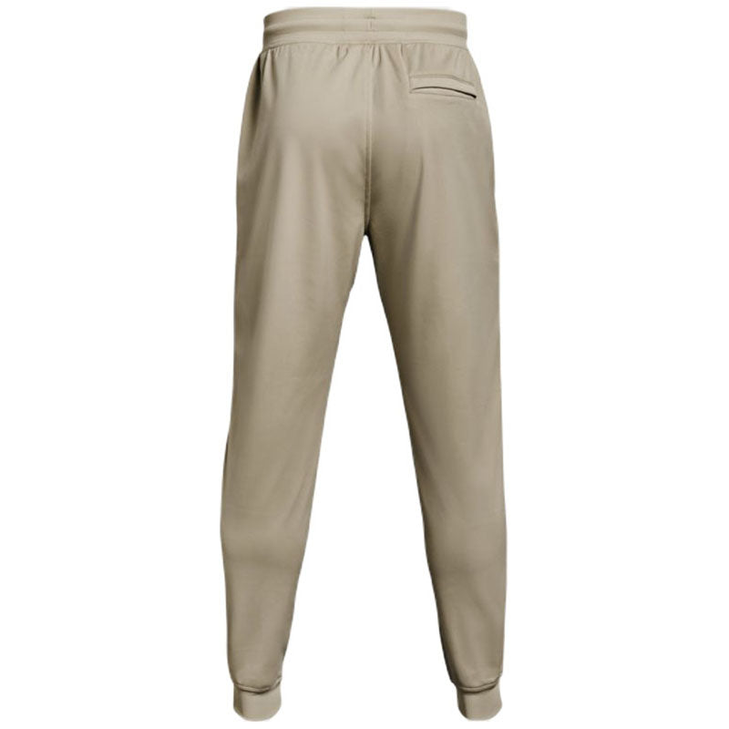 Under Armour Men's Khaki Base/Black Sportstyle Tricot Jogger