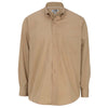 Edwards Men's Tan Lightweight Long Sleeve Poplin Shirt