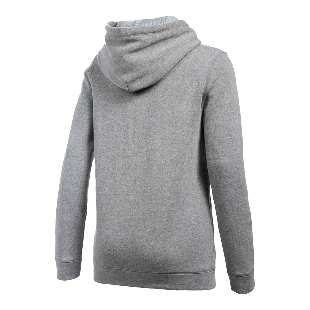 Under Armour Women's True Grey Heather Hustle Fleece Hoody