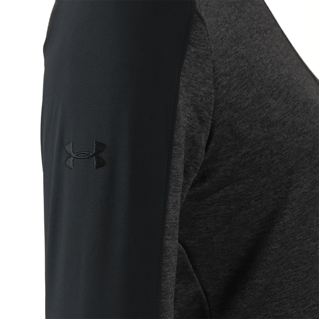 Rally Under Armour Women's Black Corporate Hybrid Quarter Zip