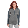 Rally Under Armour Women's Graphite Corporate Hybrid Quarter Zip