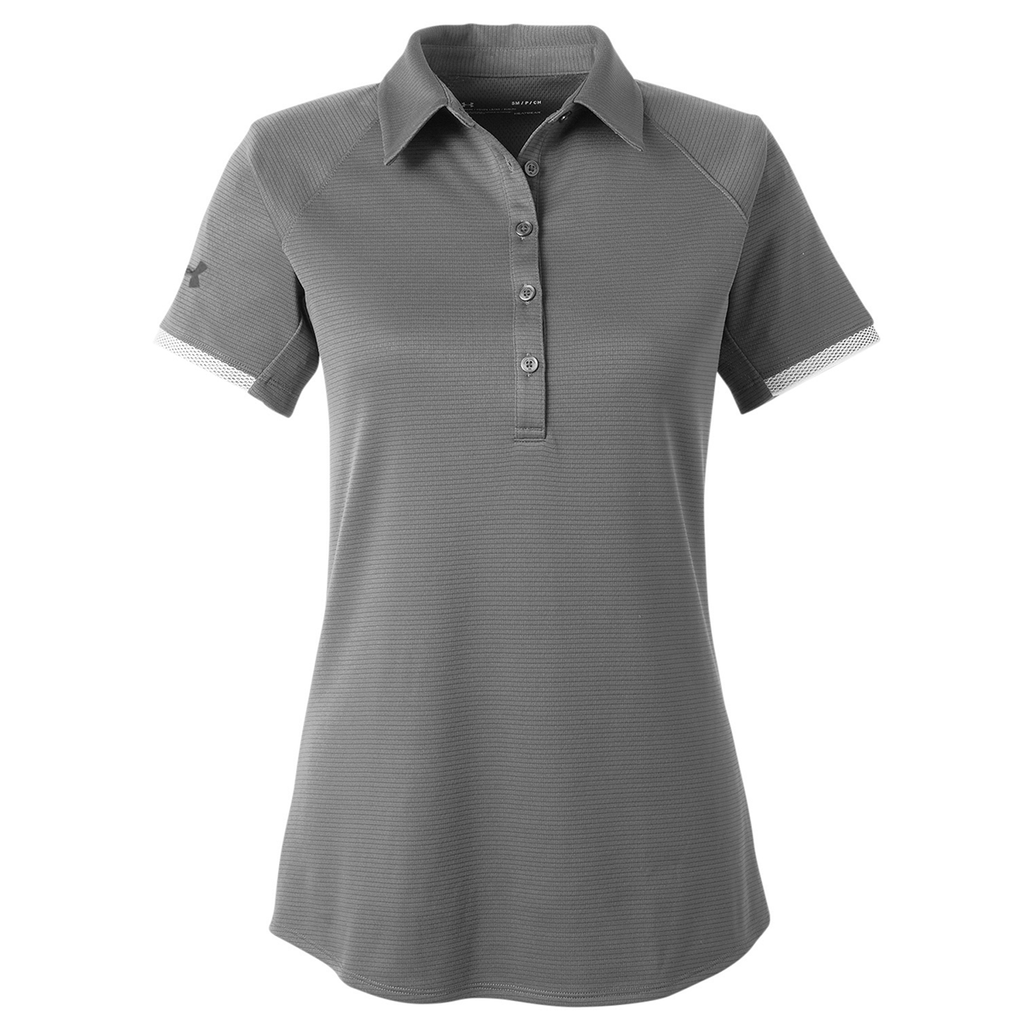 Under Armour Women's Graphite Corporate Rival Polo