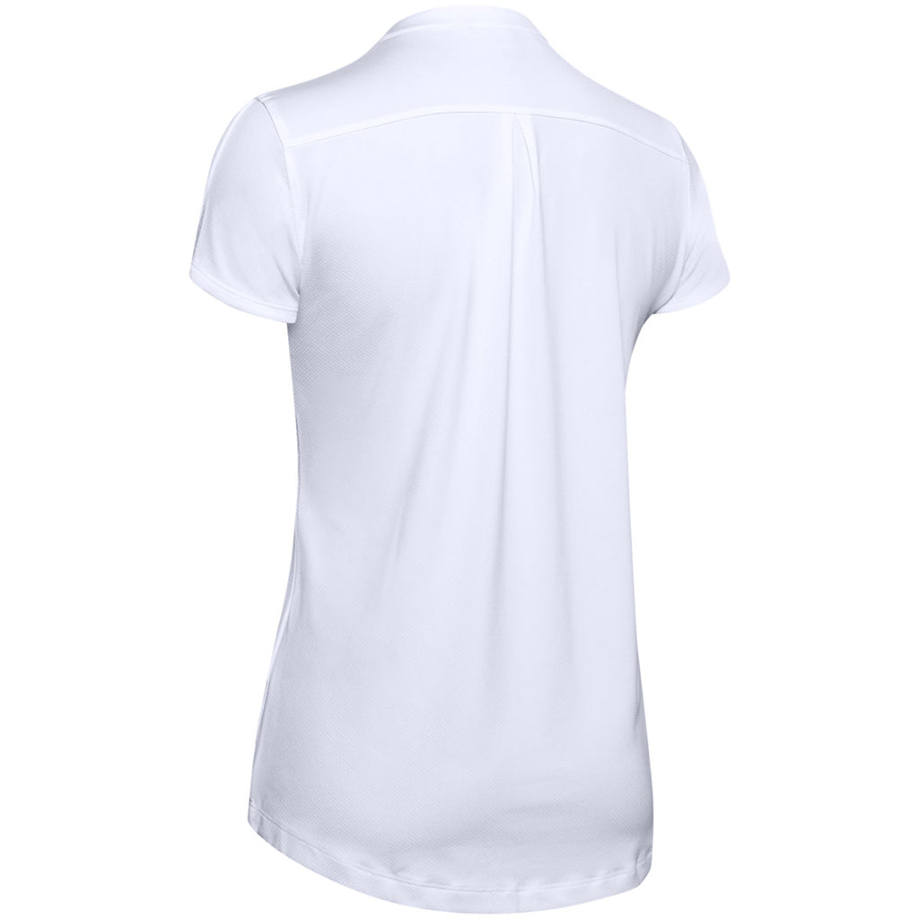 Under Armour Women's White Team Performance Polo