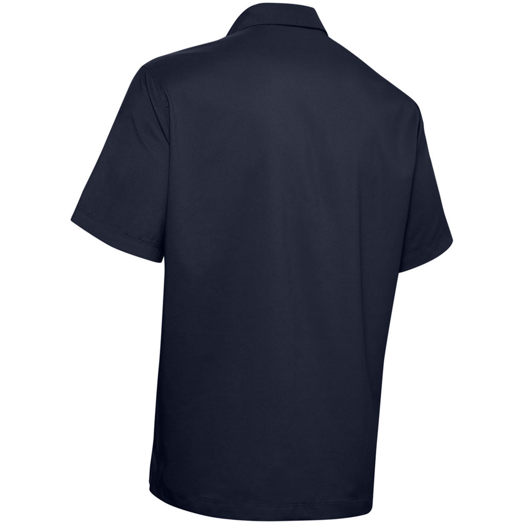 Under Armour Men's Midnight Navy Motivate Button Up