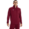 Under Armour Men's Cardinal/White Command Warm-Up Full-Zip