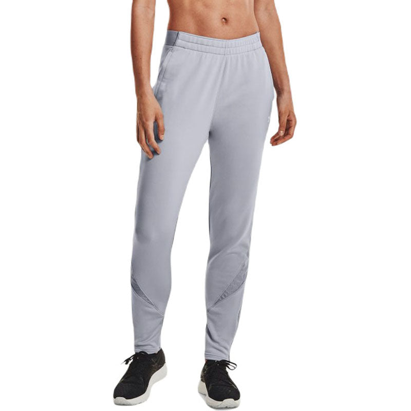 Under Armour Women's Mod Grey/White Command Warm-Up Pants