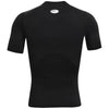 Under Armour Men's Black/White HeatGear Armour Short Sleeve Shirt