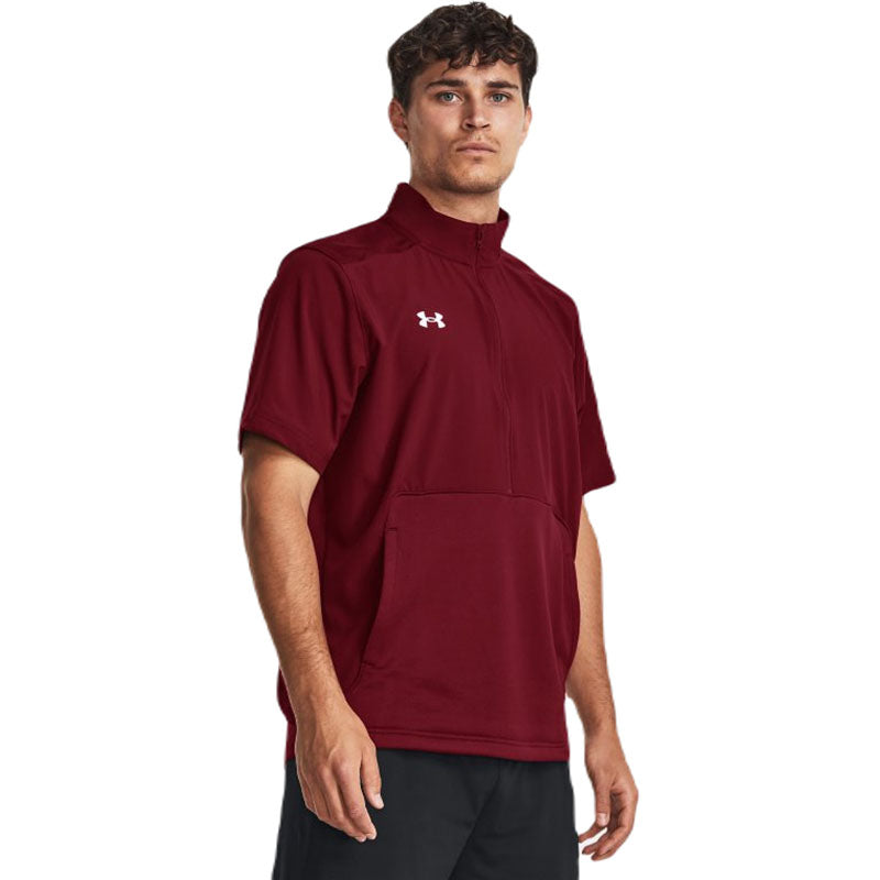 Under Armour Men's Cardinal/White Motivate 2.0 Short Sleeve