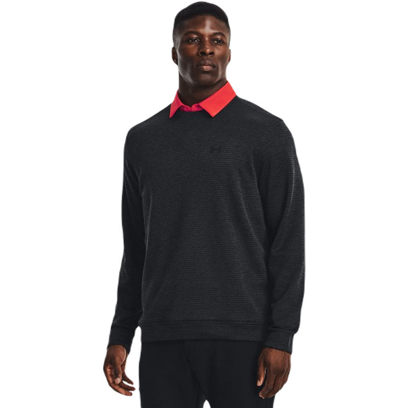 Under Armour Men's Black Storm Sweater Fleece Crew