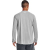 Under Armour Men's Mod Grey Light Heather/White Team Tech Long Sleeve