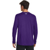 Under Armour Men's Purple/White Team Tech Long Sleeve