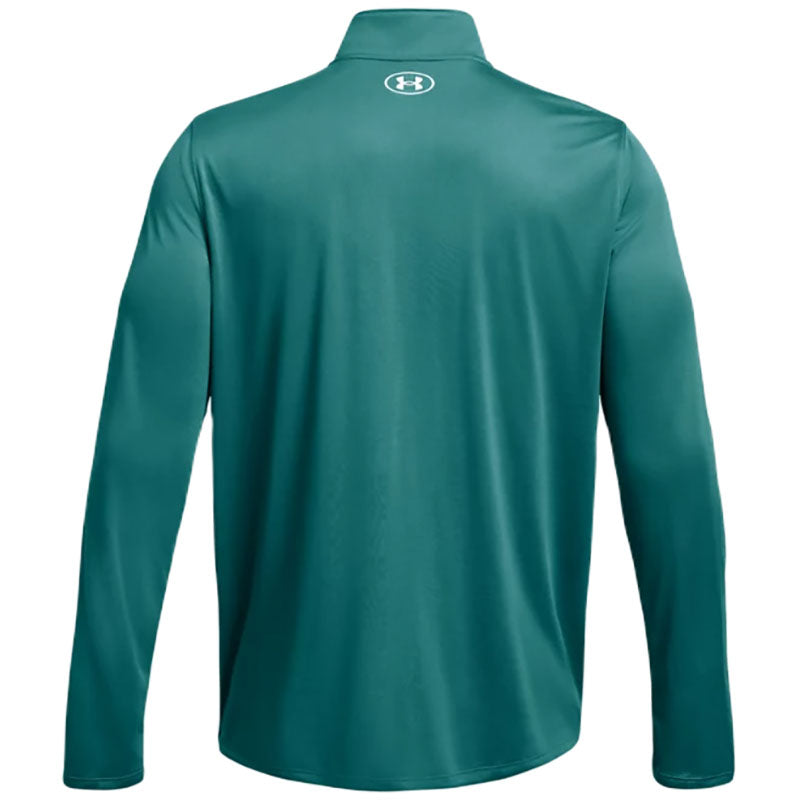 Under Armour Men's Coastal Teal/White Team Tech 1/4 Zip