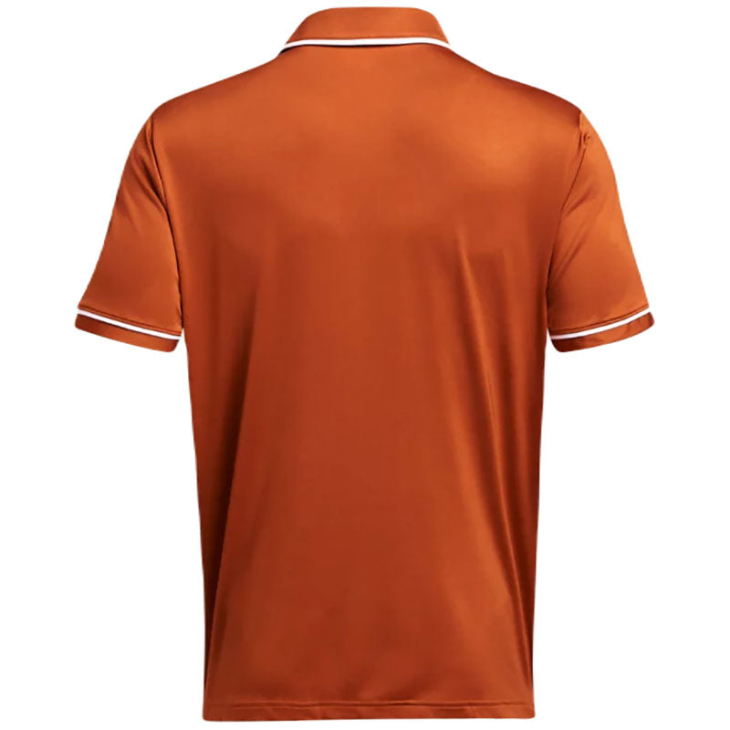 Under Armour Men's Texas Orange/White Team Tipped Polo