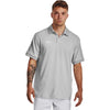 Under Armour Men's Mod Grey/White Trophy Polo