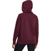 Under Armour Women's Maroon/White Rival Fleece Hoodie