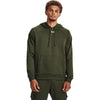 Under Armour Men's Marine OD Green/White Rival Fleece Hoodie