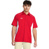 Under Armour Men's Red/White Title Polo