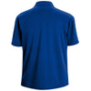 Edwards Men's Royal Hi-Performance Mesh Short Sleeve Polo