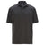 Edwards Men's Steel Grey Snap Front Hi-Performance Short Sleeve Polo