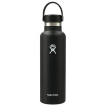 Hydro Flask Black Standard Mouth 21 oz Bottle with Flex Cap