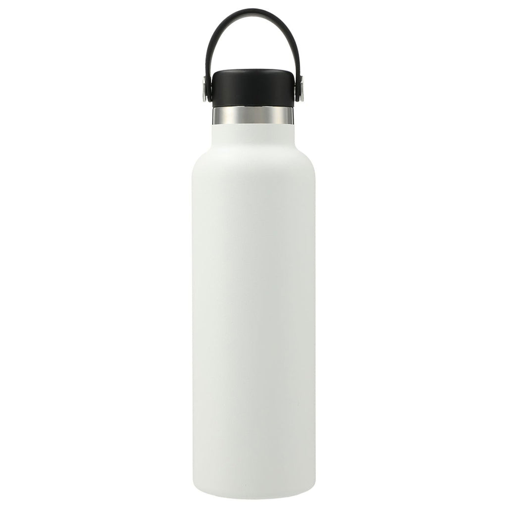 Hydro Flask White Standard Mouth With Flex Cap 21oz