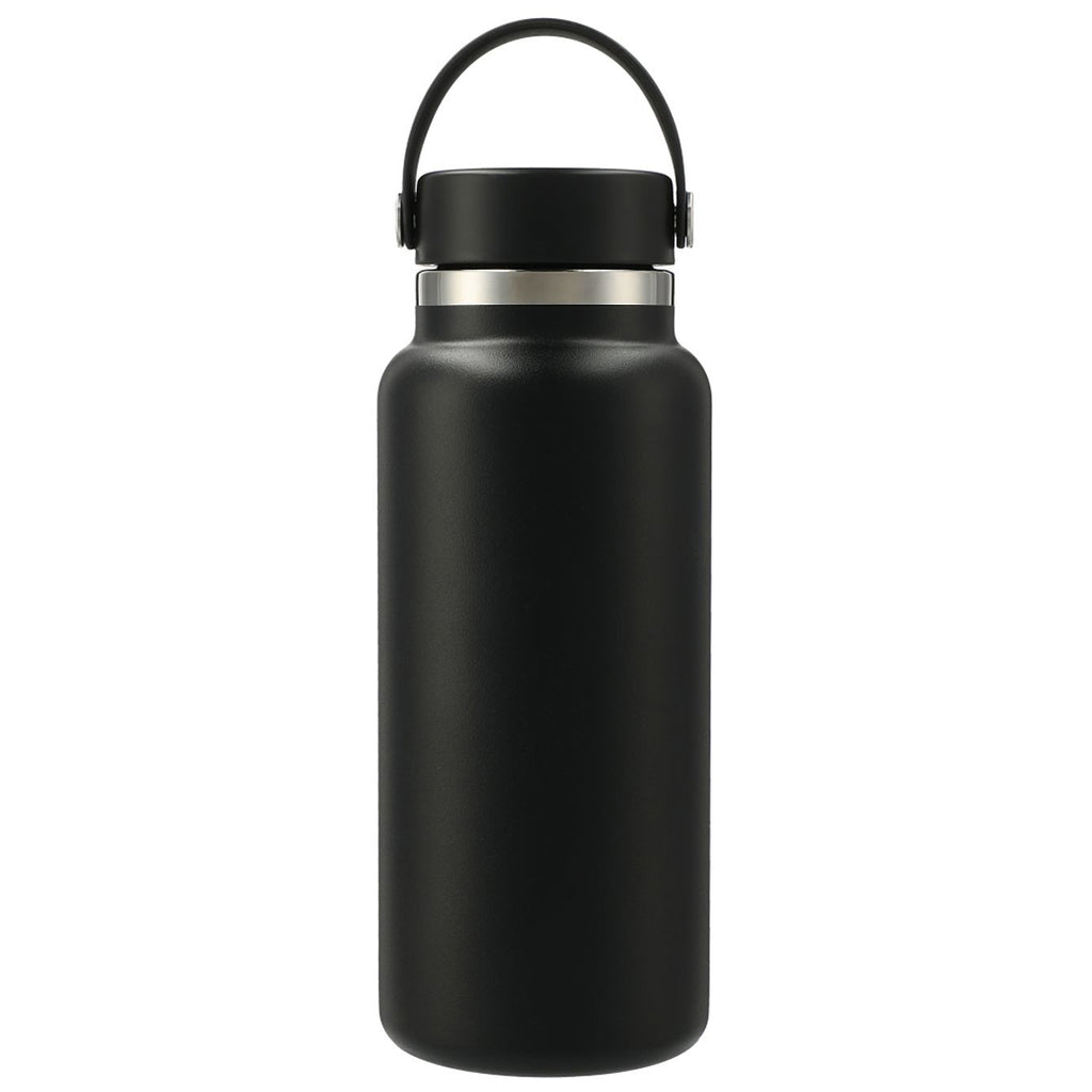 Hydro Flask Black Wide Mouth 32oz Bottle with Flex Cap