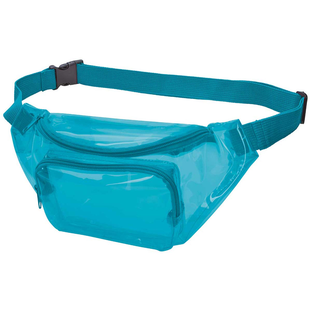 BIC Turquoise Translucent Color Fanny Pack