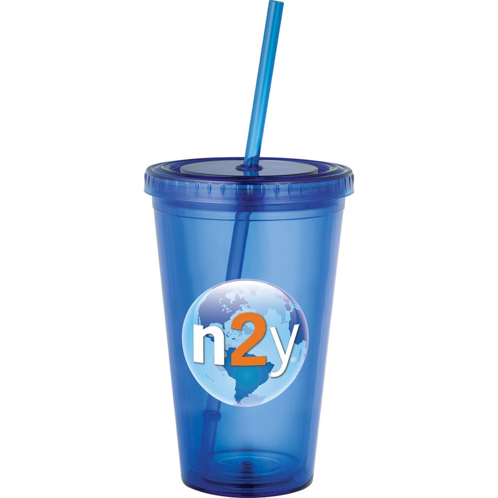 Leed's Blue Sedici Tumbler 16oz