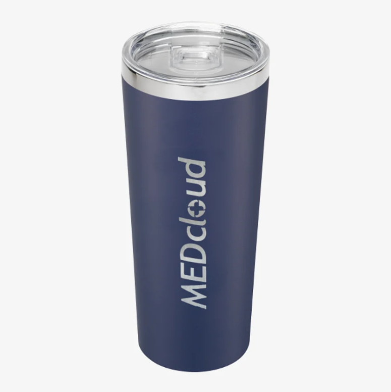 Leed's Navy Thor Copper Vacuum Insulated Tumbler 22oz