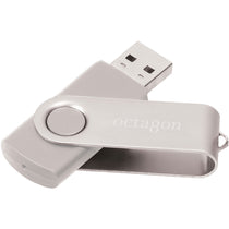 Leed's Silver Rotate Flash Drive 8GB