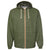 Weatherproof Men's Bronze Green Vintage Hooded Rain Jacket