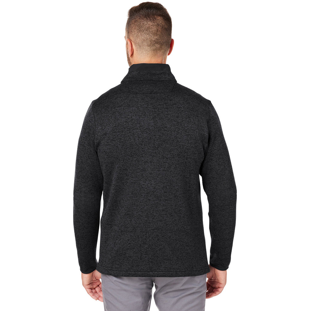 Columbia Men's Black Heather Sweater Weather 1/2 Zip