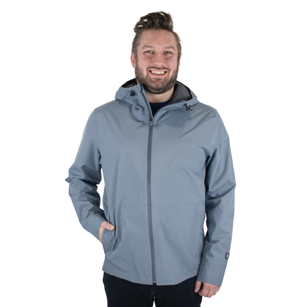 Zusa 3 Day Men's Charcoal North Shore Rain Jacket