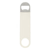 Hit White Large Vinyl Coated Stainless Steel Bottle Opener