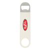 Hit White Large Vinyl Coated Stainless Steel Bottle Opener