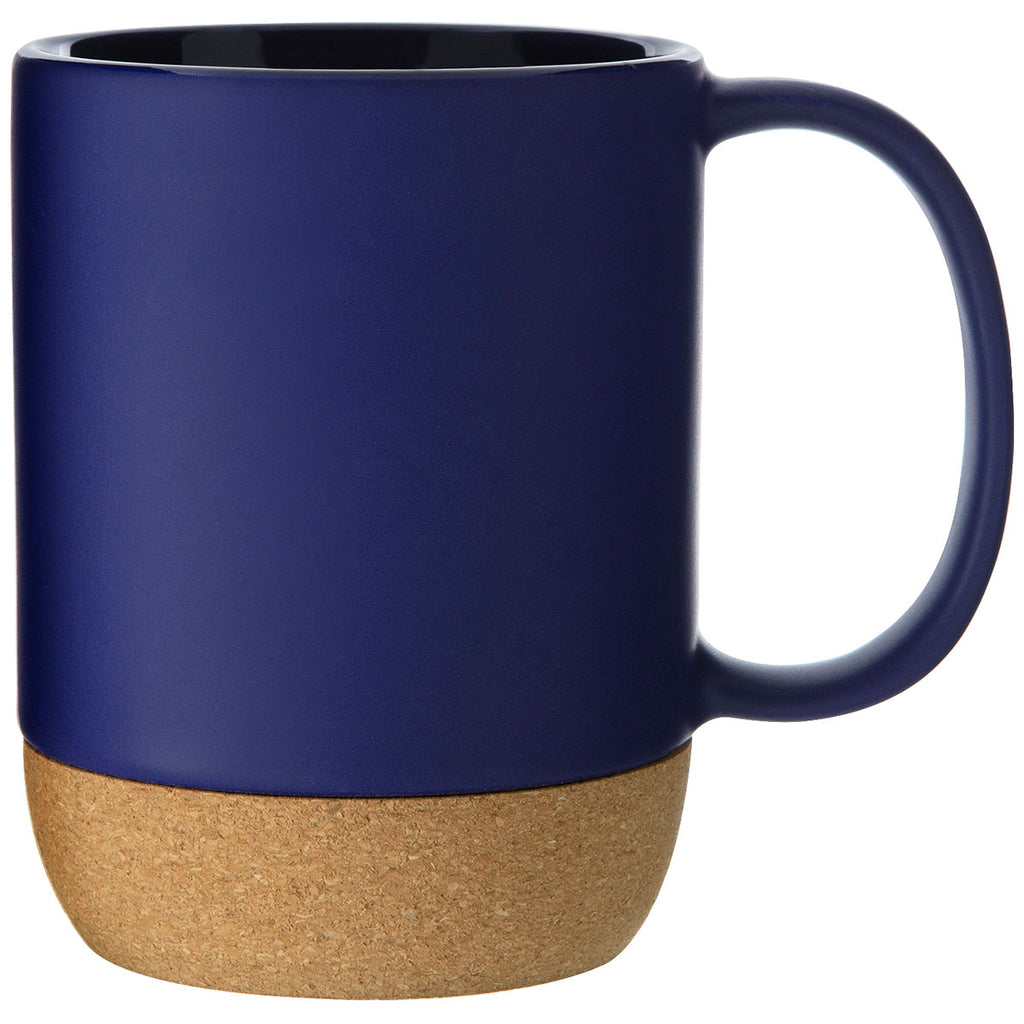 ETS Cobalt Blue 13 oz Beck Cork Base Mug