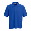 Vantage Men's Royal Soft-Blend Double-Tuck Pique Polo